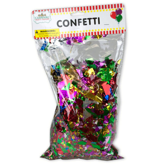Jumbo Metallic Confetti Pack (Bulk Qty of 24) - Way Up Gifts