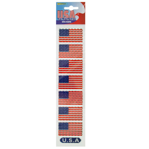 USA Flag Stickers (Bulk Qty of 36 Packs) - Way Up Gifts