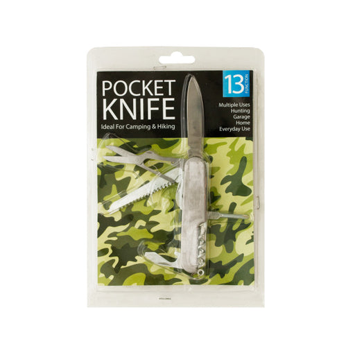 13 Function Pocket Tool Knife (Bulk Qty of 24) - Way Up Gifts