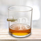 Personalized Bullet Whiskey Glass - Lowball Whiskey Glass (Made in USA) - Way Up Gifts
