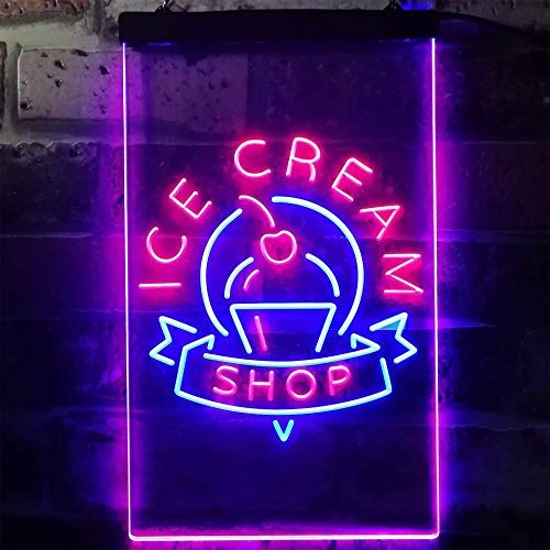 Ice Cream Shop LED Neon Light Sign - Way Up Gifts
