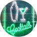 Cocktail Shaker Drinks Cocktails LED Neon Light Sign - Way Up Gifts