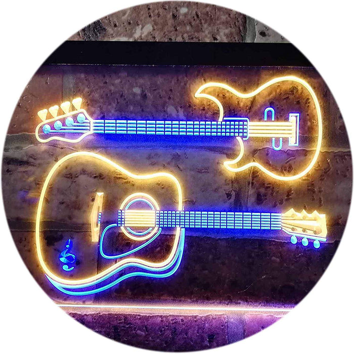 Guitars Music Instruments LED Neon Light Sign - Way Up Gifts