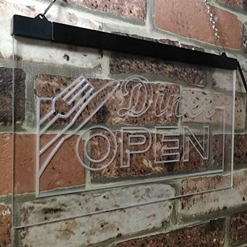 Diner Open LED Neon Light Sign - Way Up Gifts