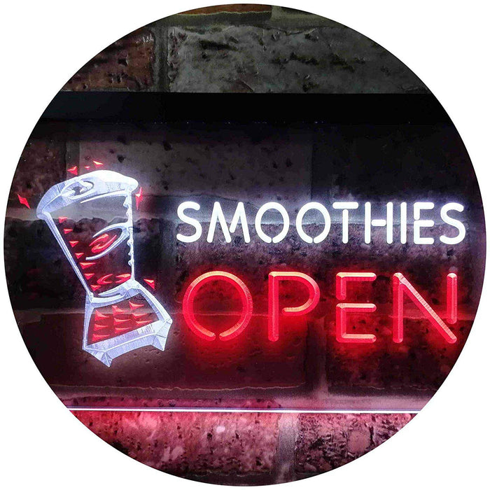 Smoothies Open LED Neon Light Sign - Way Up Gifts