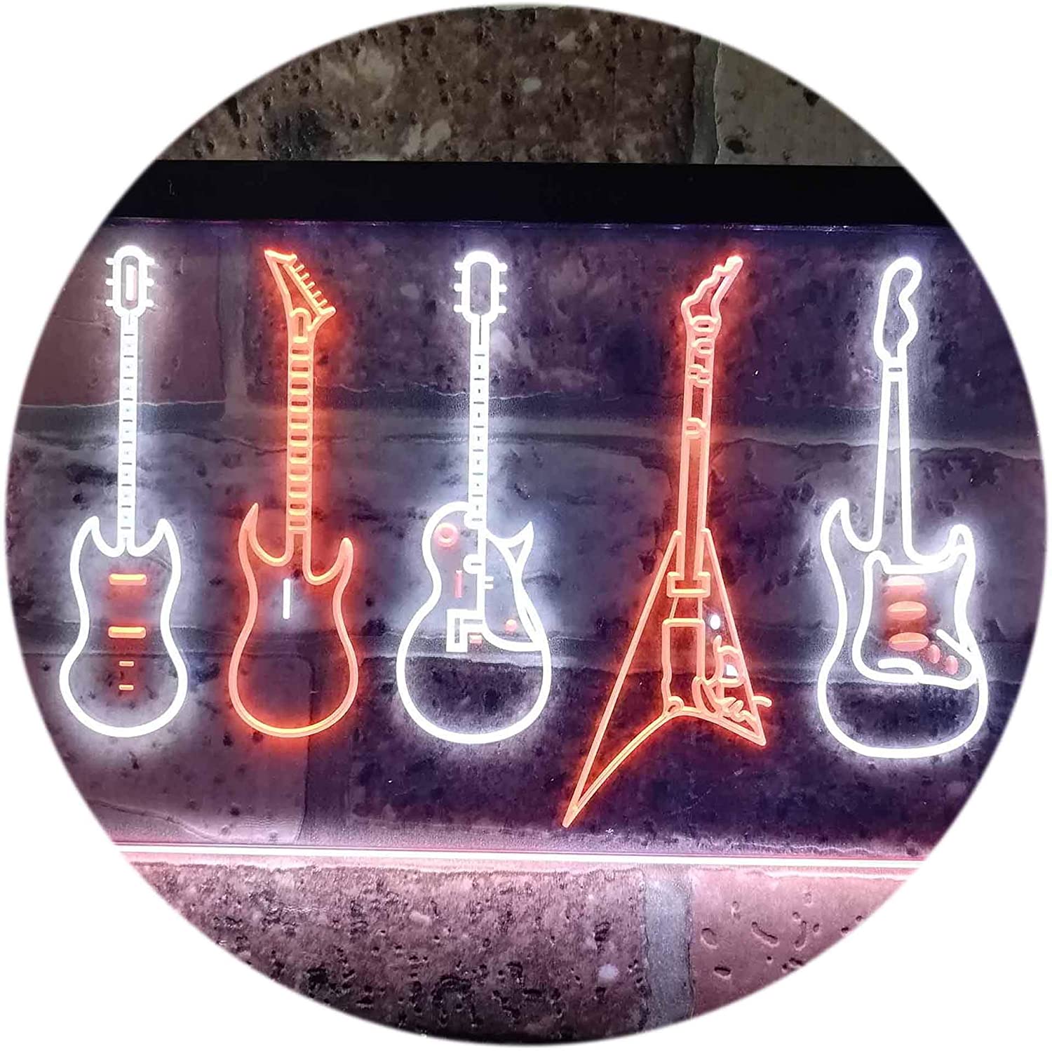 Music Guitar Set LED Neon Light Sign - Way Up Gifts