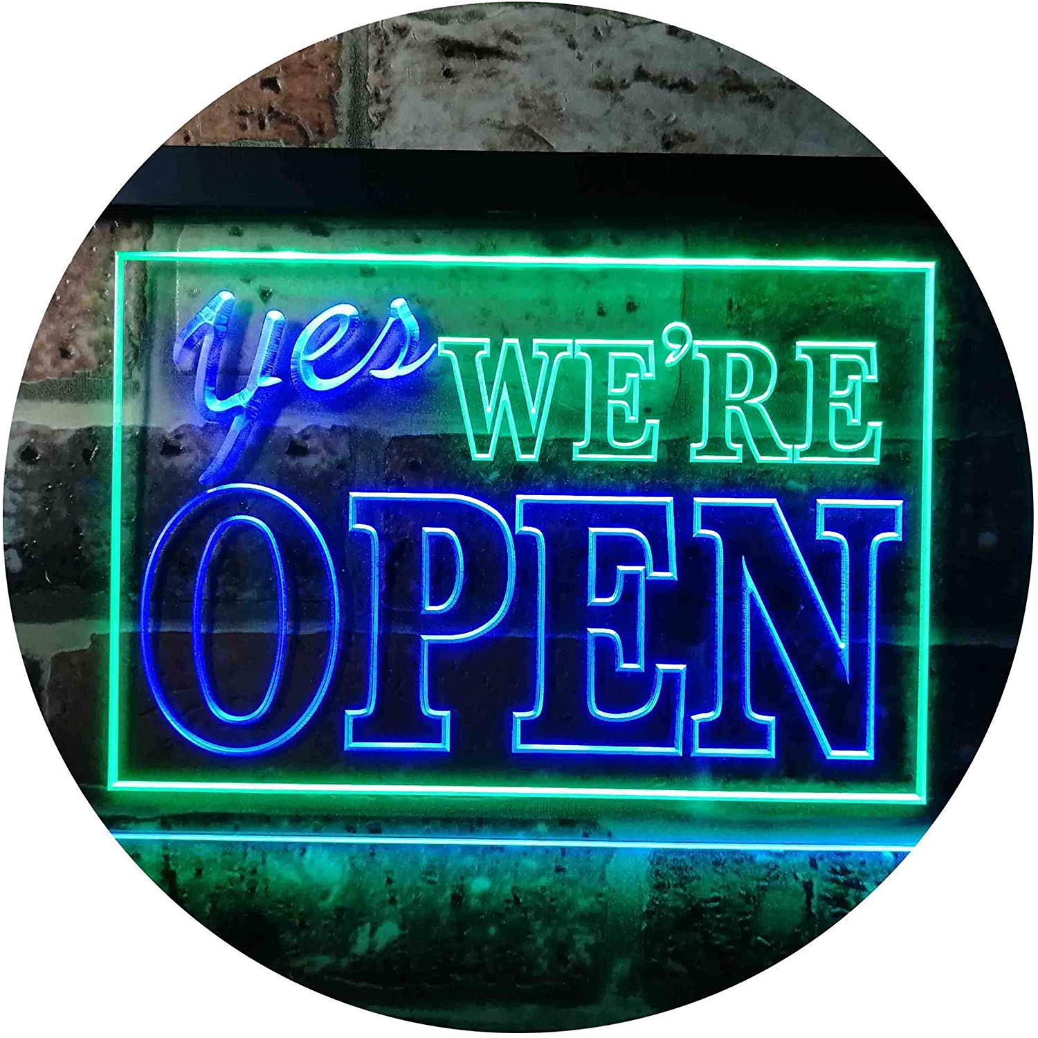 Buy Yes! WE ARE OPEN LED Neon Sign  Open Neon Signs from Best Buy Neon  Signs