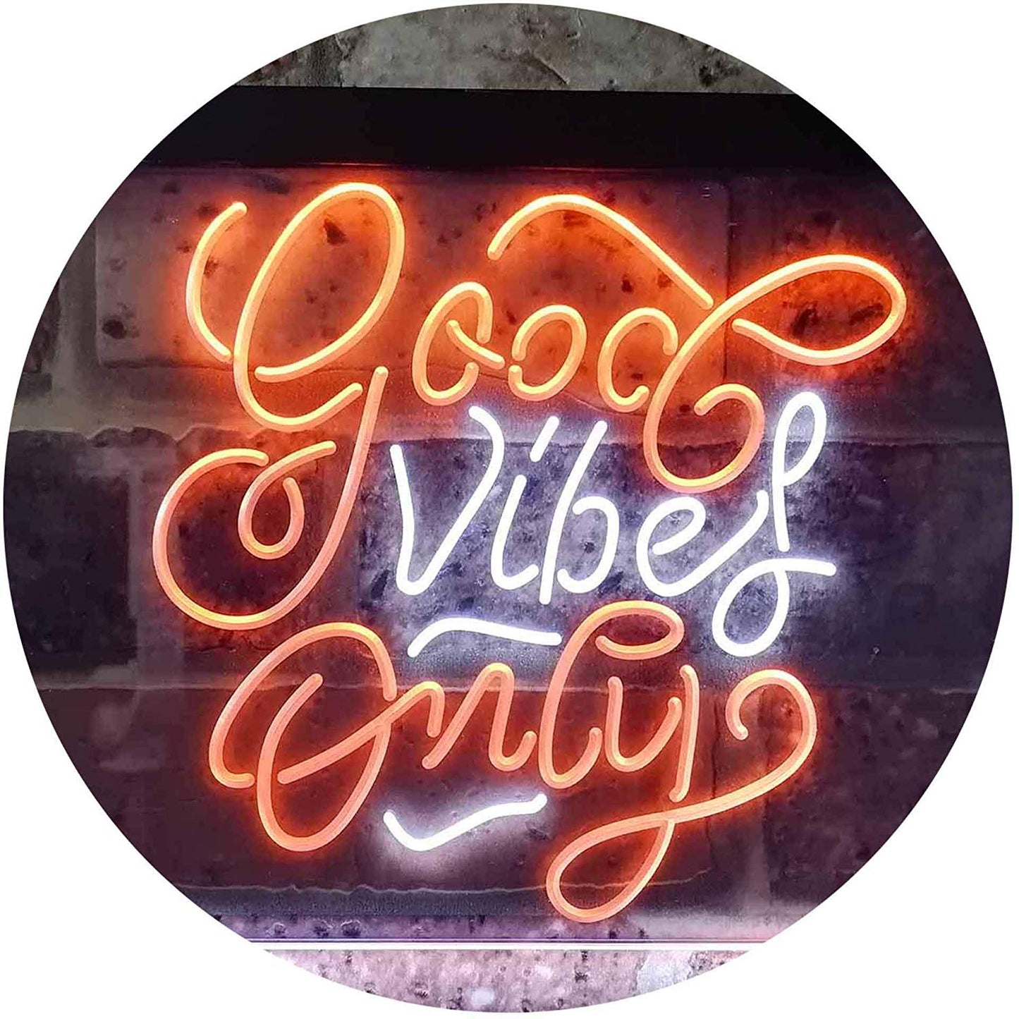 Good Vibes Only LED Neon Light Sign - Way Up Gifts
