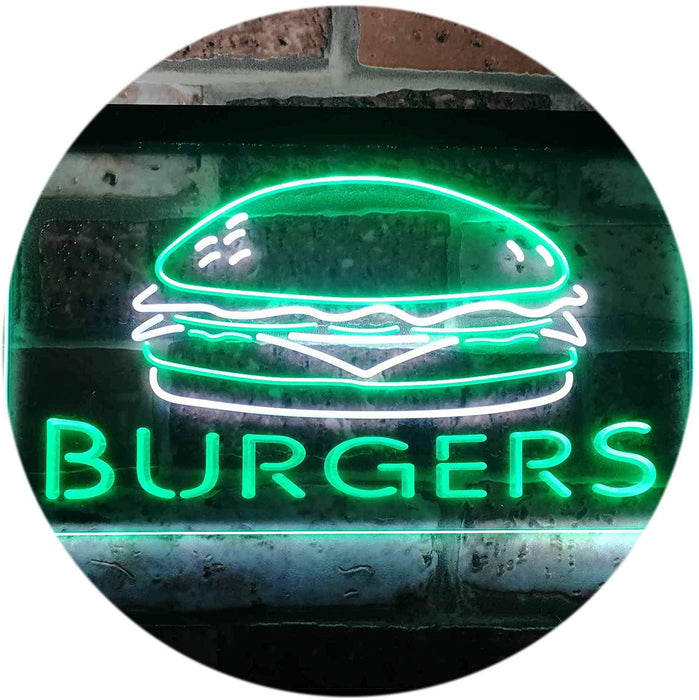 Hamburgers Burgers LED Neon Light Sign - Way Up Gifts