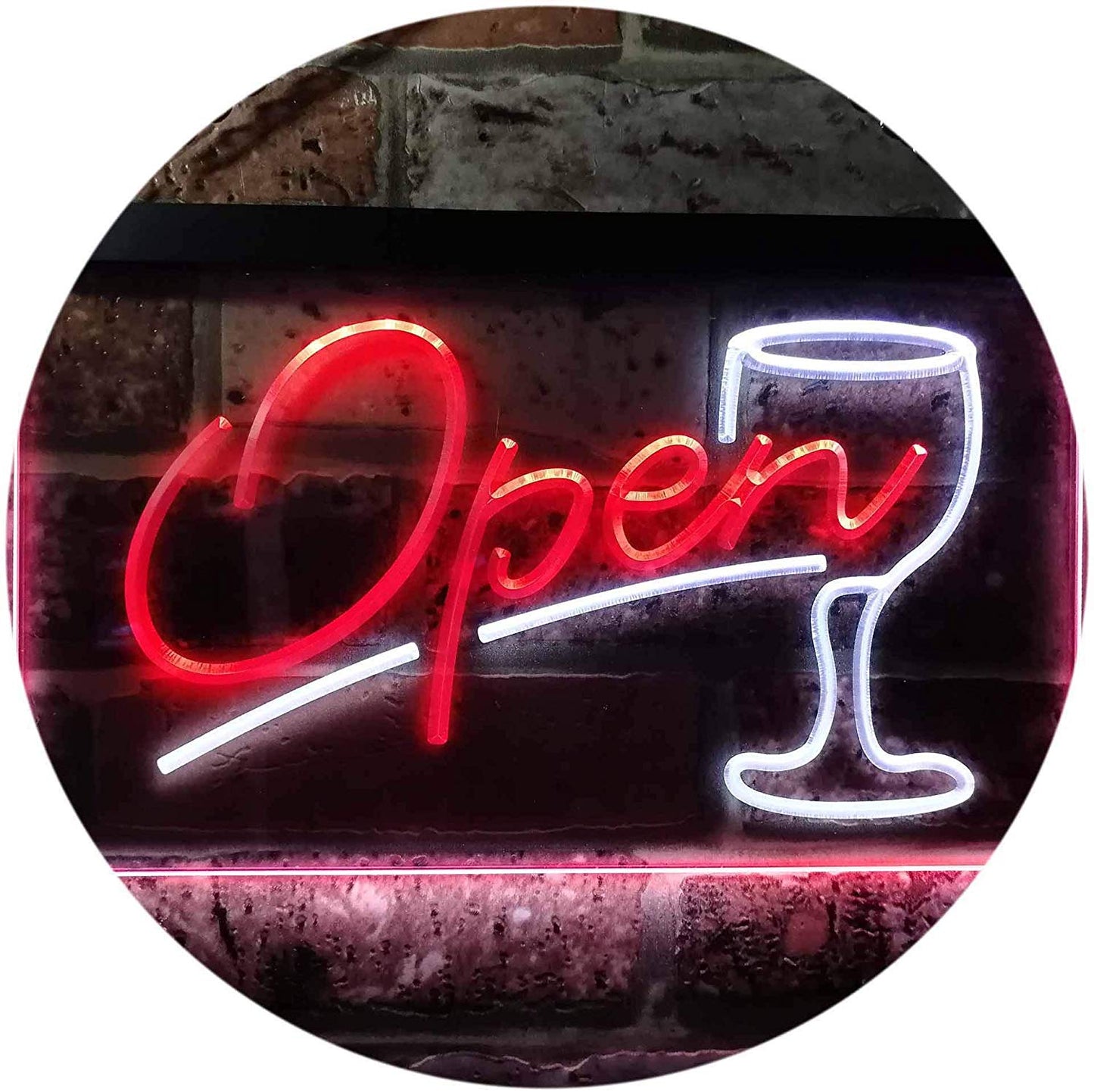 Open Wine Bar LED Neon Light Sign - Way Up Gifts