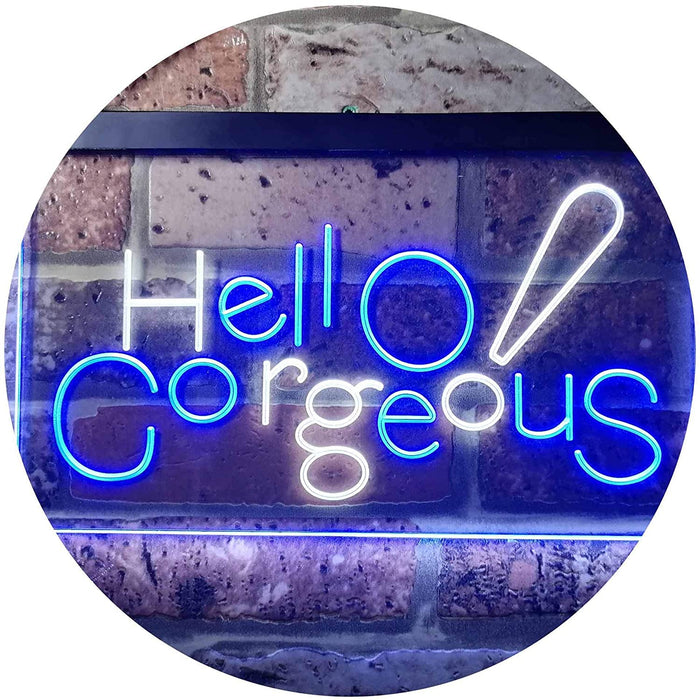 Beauty Shop Hello Gorgeous LED Neon Light Sign - Way Up Gifts