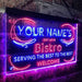 Custom Bistro LED Neon Light Sign - Way Up Gifts