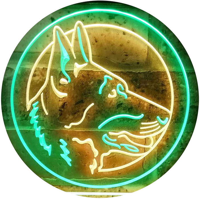 German Shepherd Dog LED Neon Light Sign - Way Up Gifts