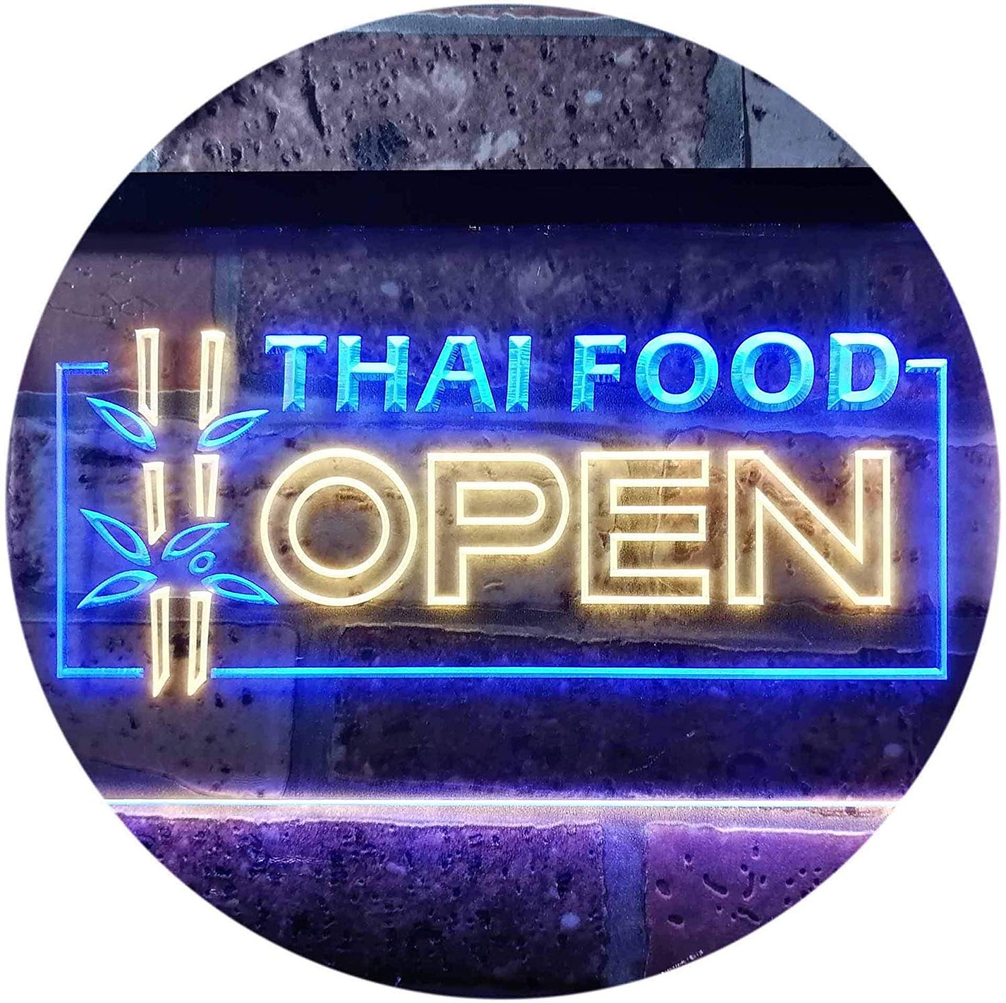 Open Restaurant Thai Food LED Neon Light Sign - Way Up Gifts