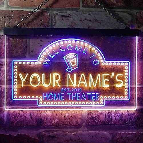 movie theater sign lights