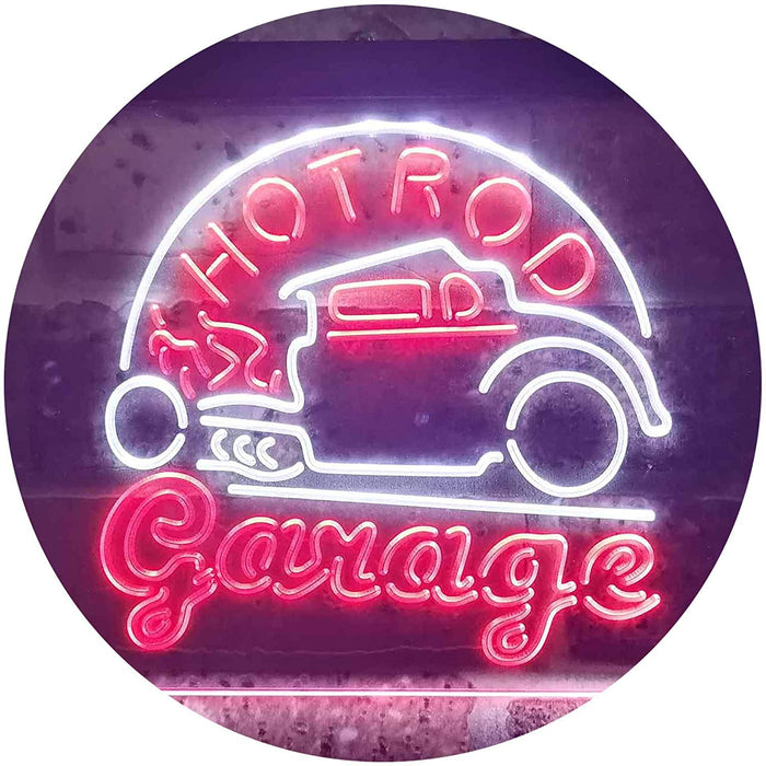 Hot Rod Garage LED Neon Light Sign - Way Up Gifts