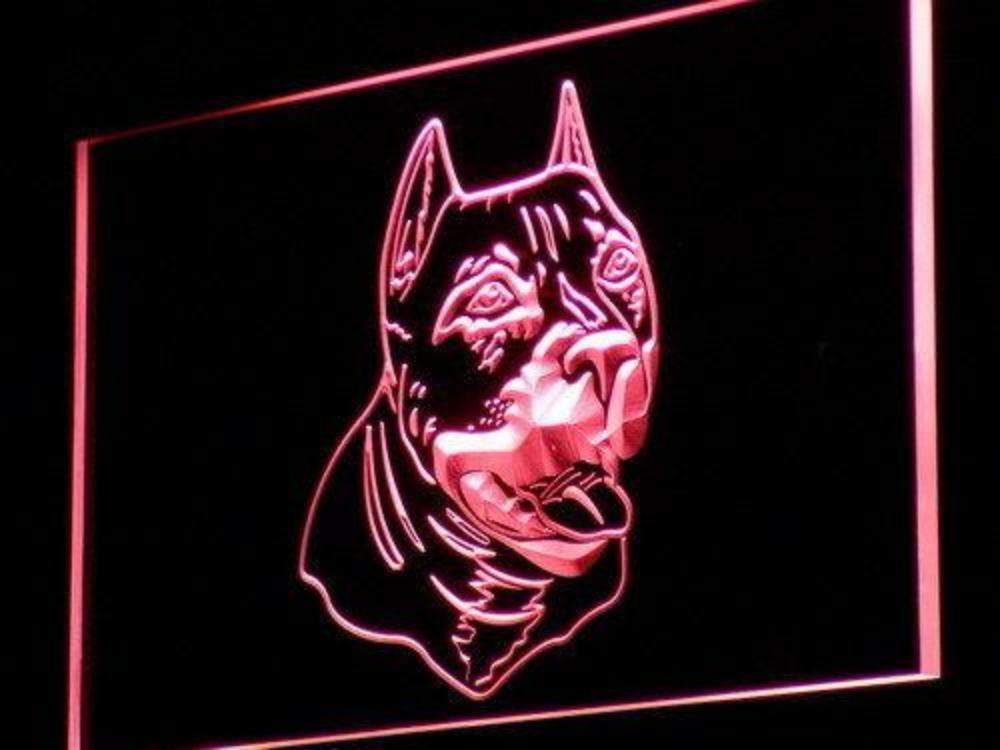 American Pit Bull Terrier LED Neon Light Sign - Way Up Gifts