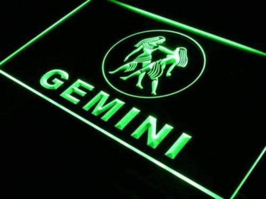 Astrology Zodiac Gemini LED Neon Light Sign - Way Up Gifts