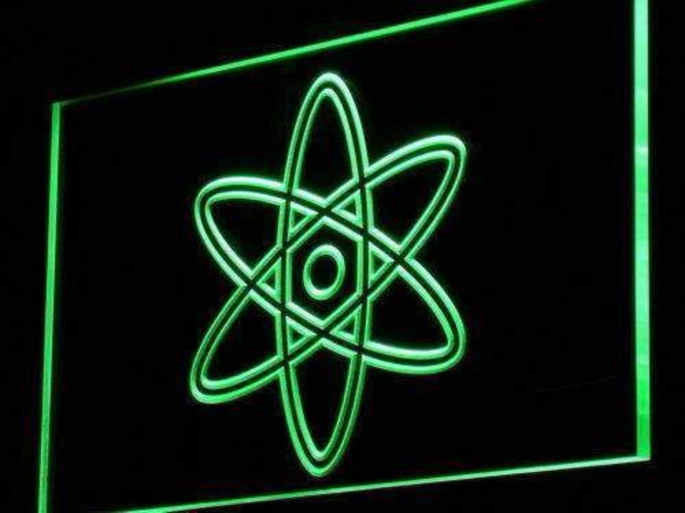 Atom Symbol Science LED Neon Light Sign - Way Up Gifts