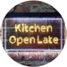 Restaurant Bar Kitchen Open Late LED Neon Light Sign - Way Up Gifts