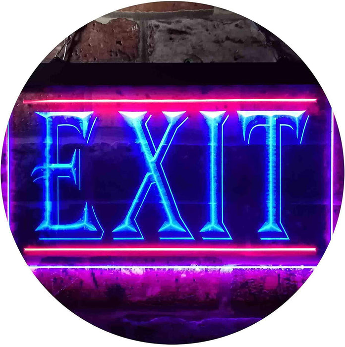 Exit LED Neon Light Sign - Way Up Gifts