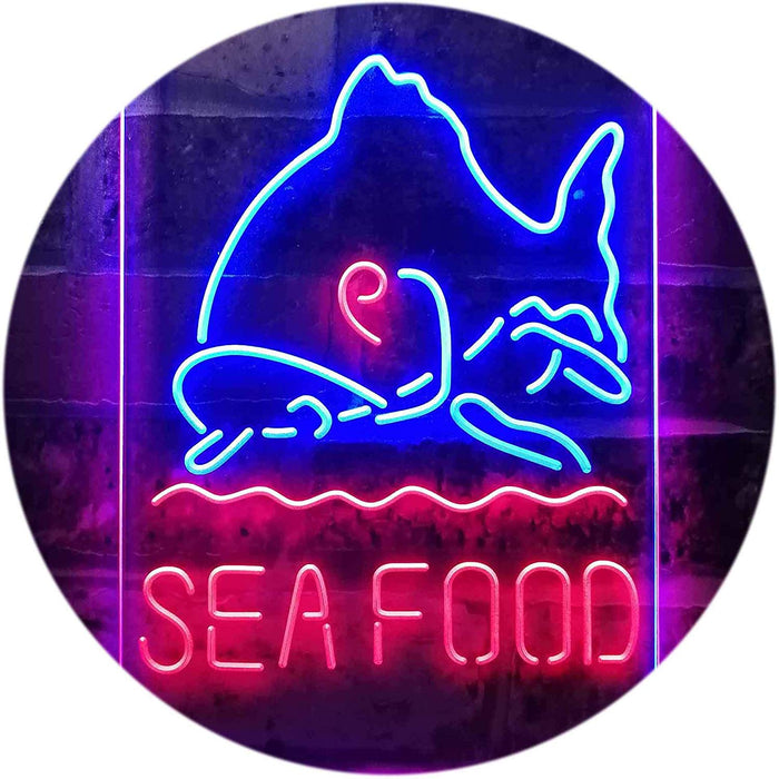 Seafood LED Neon Light Sign - Way Up Gifts