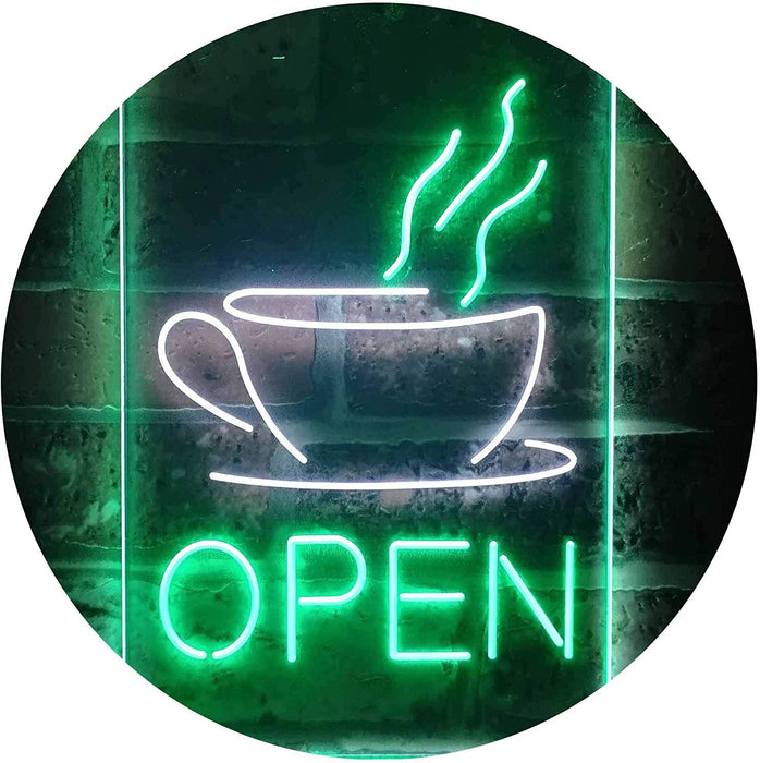 Vertical Open Coffee Cup LED Neon Light Sign - Way Up Gifts