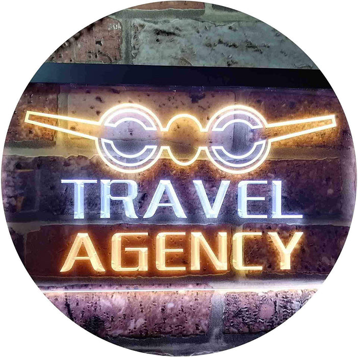 Travel Agency LED Neon Light Sign - Way Up Gifts