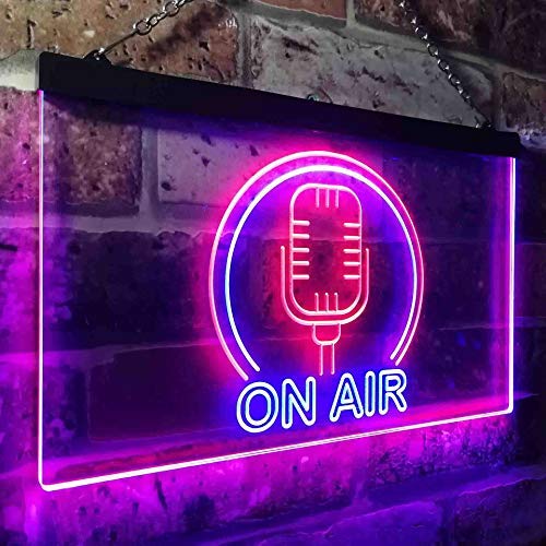 Microphone On Air LED Neon Light Sign - Way Up Gifts
