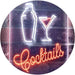 Cocktail Shaker Drinks Cocktails LED Neon Light Sign - Way Up Gifts