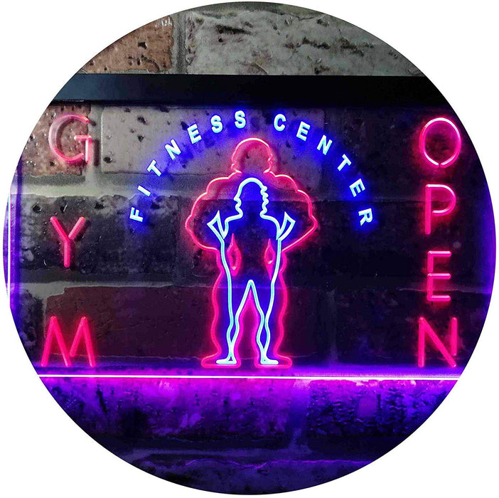 Fitness Center Open Gym LED Neon Light Sign - Way Up Gifts