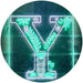 Family Name Letter Y Monogram Initial LED Neon Light Sign - Way Up Gifts