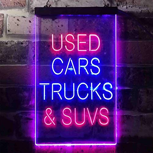 Used Cars Trucks SUVs LED Neon Light Sign - Way Up Gifts