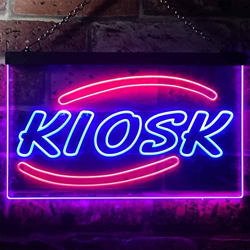 News Stand Ticket Booth Kiosk LED Neon Light Sign - Way Up Gifts
