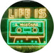 Life is a Mixtape Quotes Bedroom Decor LED Neon Light Sign - Way Up Gifts