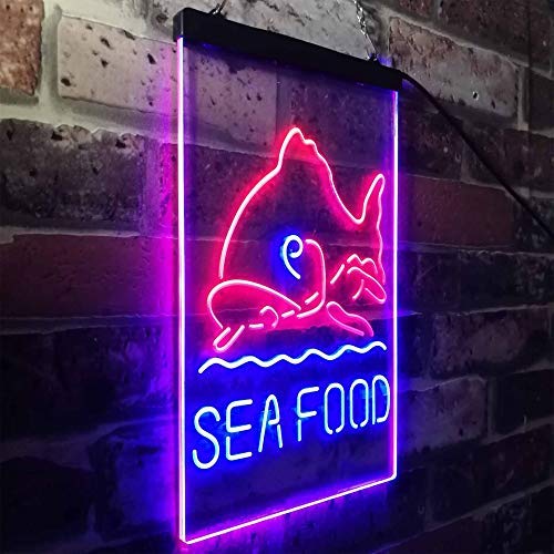 Seafood LED Neon Light Sign - Way Up Gifts