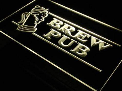 Beer Brew Pub LED Neon Light Sign - Way Up Gifts