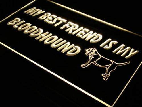 Best Friend Bloodhound LED Neon Light Sign - Way Up Gifts