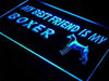 Best Friend Boxer Dog LED Neon Light Sign - Way Up Gifts