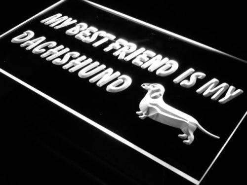 Best Friend Dachshund LED Neon Light Sign - Way Up Gifts