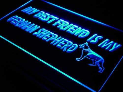Best Friend German Shepherd LED Neon Light Sign - Way Up Gifts
