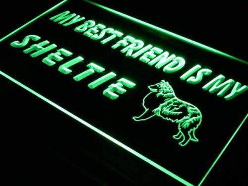 Best Friend Sheltie LED Neon Light Sign - Way Up Gifts