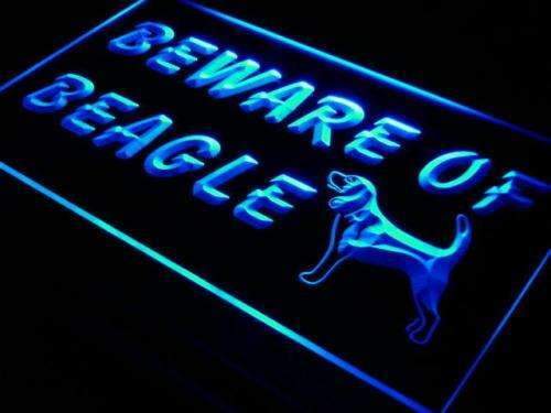 Beware of Beagle LED Neon Light Sign - Way Up Gifts