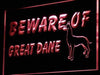 Beware of Great Dane LED Neon Light Sign - Way Up Gifts