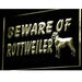 Beware of Rottweiler LED Neon Light Sign - Way Up Gifts