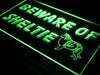 Beware of Sheltie Shetland Sheepdog LED Neon Light Sign - Way Up Gifts