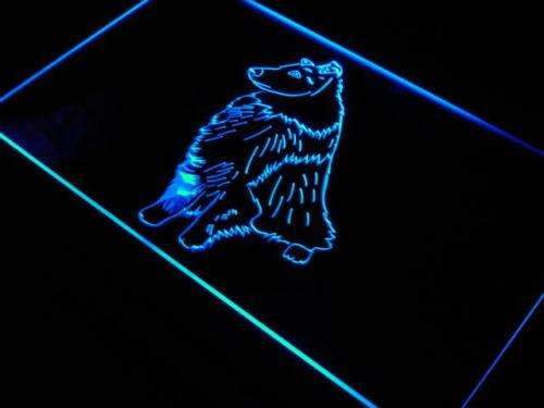 Bi Black Sheltie LED Neon Light Sign - Way Up Gifts