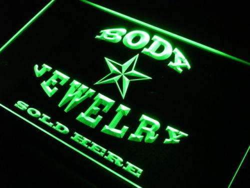 Body Jewelry Sold Here LED Neon Light Sign - Way Up Gifts