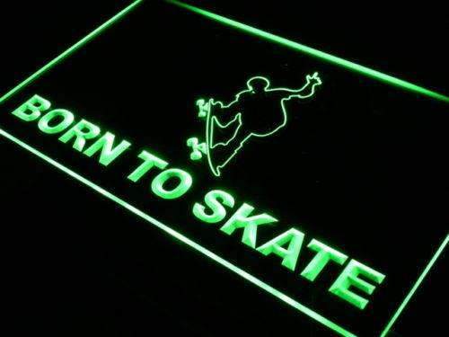 Born to Skate Skateboard LED Neon Light Sign - Way Up Gifts