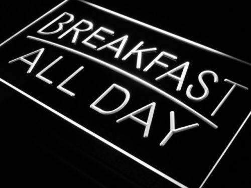 Breakfast All Day Diner LED Neon Light Sign - Way Up Gifts